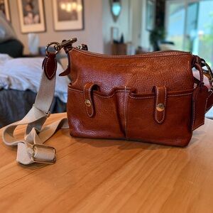 Rare Dooney & Bourke Archives Florentine Vachetta Lucy Hobo